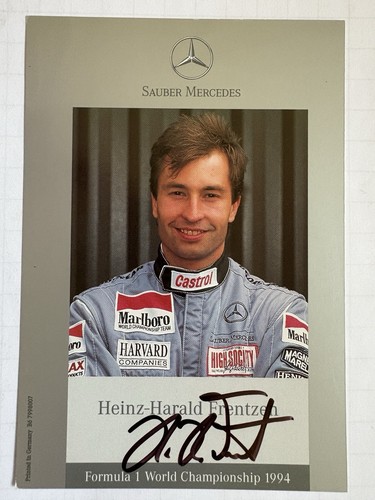 Heinz frentzen signiert - frentzen,